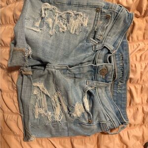American Eagle Outfitters Light Blue Jean Shorts